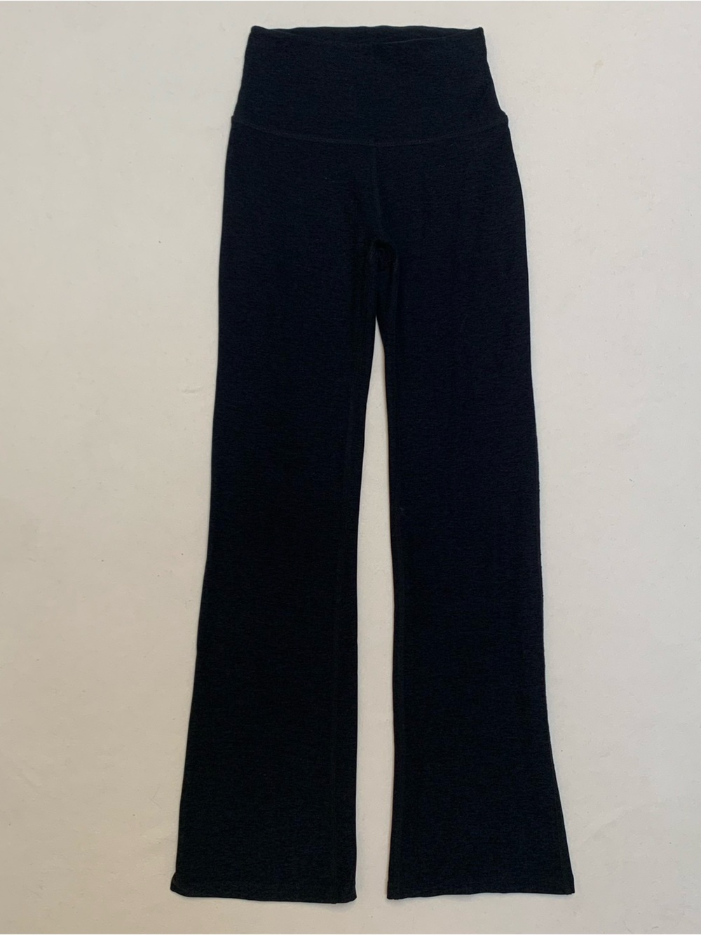 Beyond Yoga Women's Size S Spacedye Practice High Waisted Bootcut Pant Black